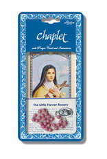 Hirten St. Therese Chaplet with Prayer Card and Instructions