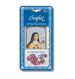 Hirten St. Therese Chaplet with Prayer Card and Instructions