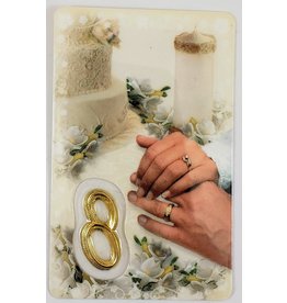 Shomali Prayer Card with medal Marriage Blessing