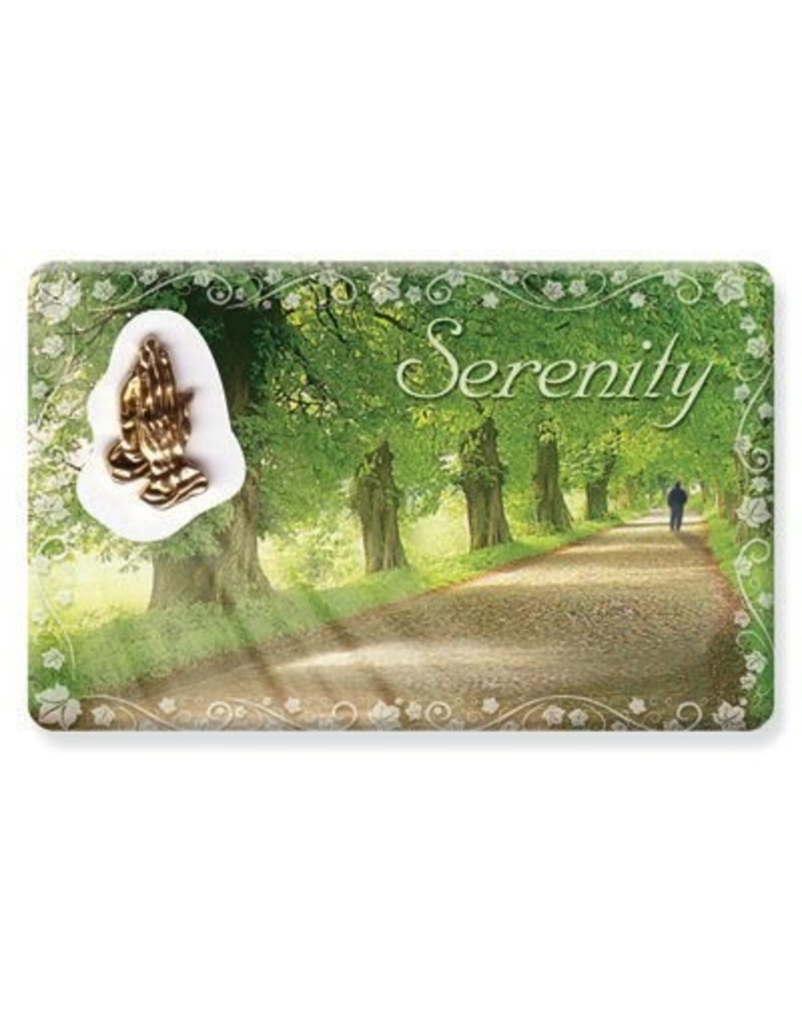 Shomali Prayer Card with medal Serenity