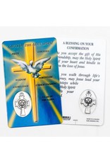 Shomali Prayer Card with Medal Holy Spirit
