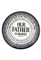 Shomali Lord’s Prayer Anglican Ceramic Plate Made in the Holy Land