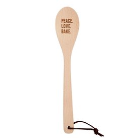 Santa Barbara Designs COOKING SPOON - PEACE. LOVE. BAKE.
