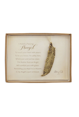 Abbey + CA Gift Memorial Angel Feather Ornament