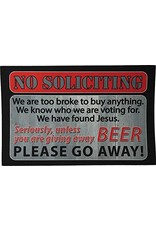 Rivers Edge Products River's Edge Products No Soliciting Door Mat