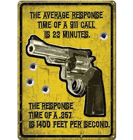 Rivers Edge Products Tin Sign 12"x17" - Average Response