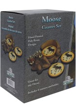 Rivers Edge Products Coaster Set - Moose