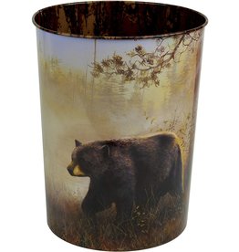 Rivers Edge Products Waste Basket - Jim Hansel Bear