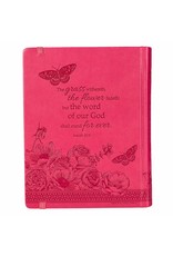 Christian Art Publishers KJV Holy Bible, My Creative Bible, Pink Hardcover Faux Leather Journaling Bible w/Ribbon Marker