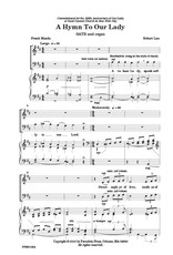 Paraclete Press A Hymn to Our Lady - Choral and Organ Sheet Music