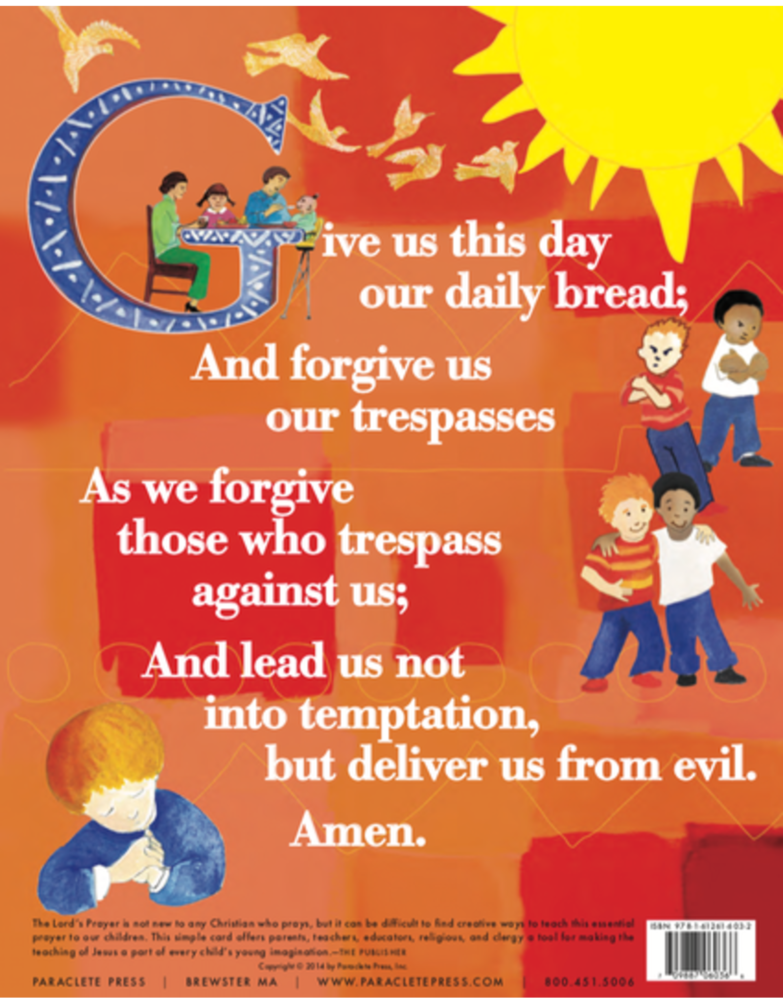 Paraclete Press Lord's Prayer Card - Catholic