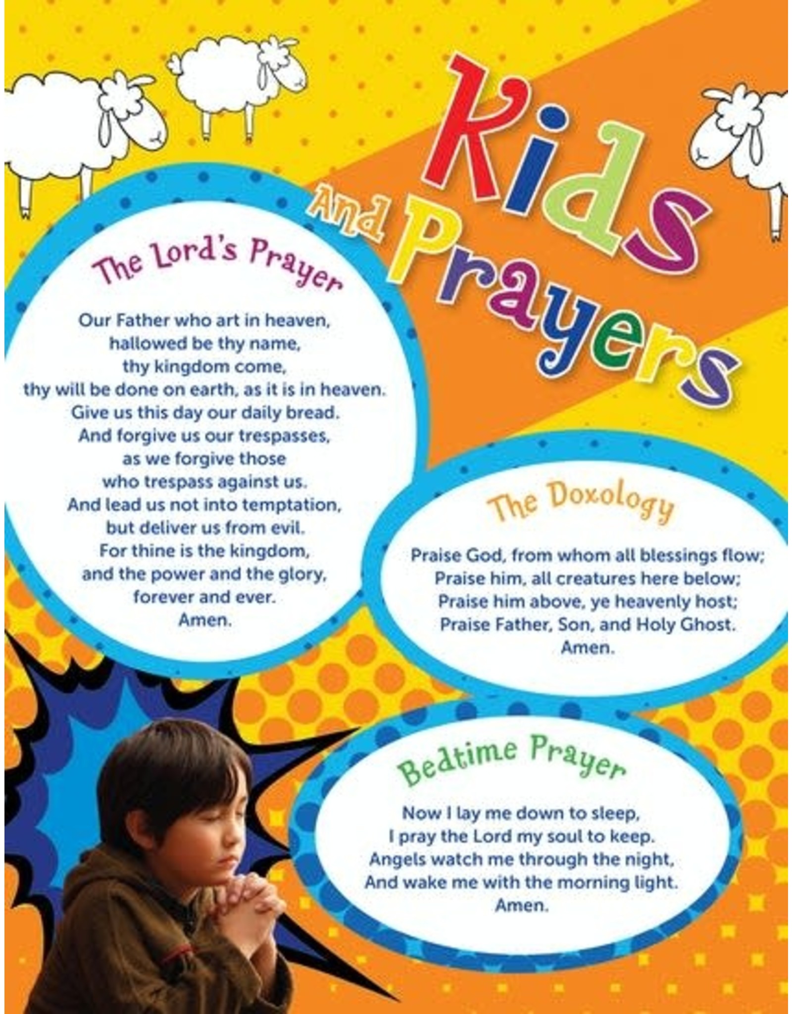 Paraclete Press Kids & Prayers - Prayer Card, Protestant