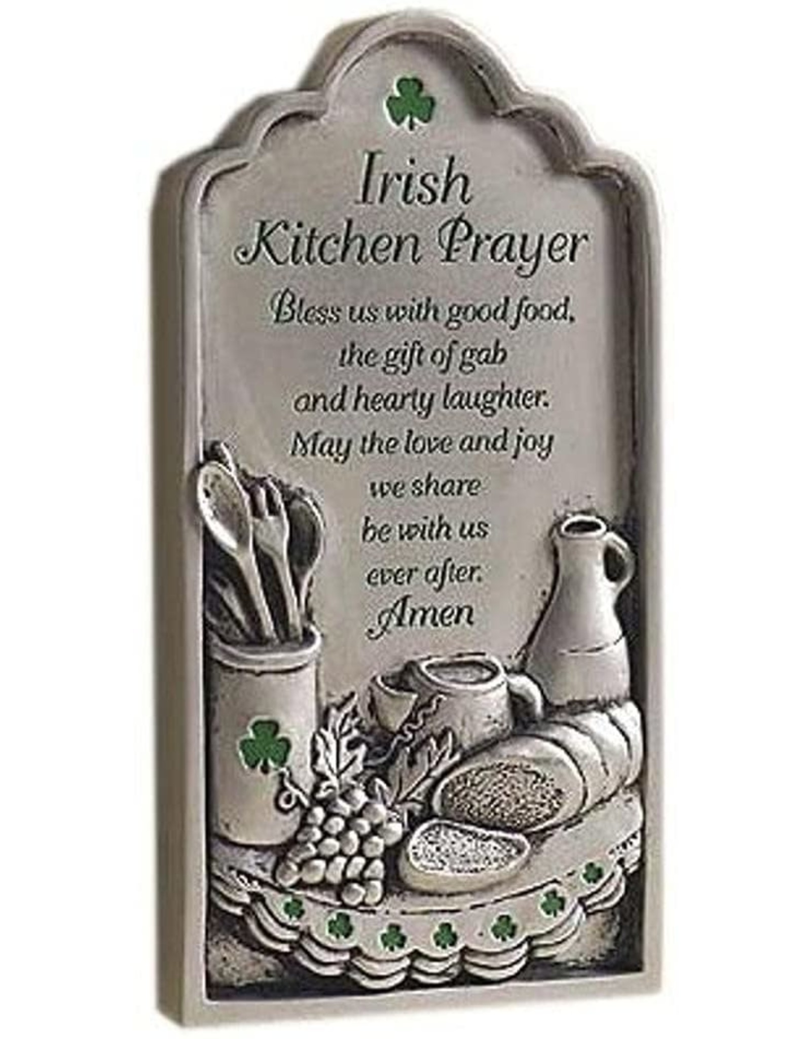 Abbey + CA Gift Irish Kitchen Prayer Plaque, 3.75"x7"