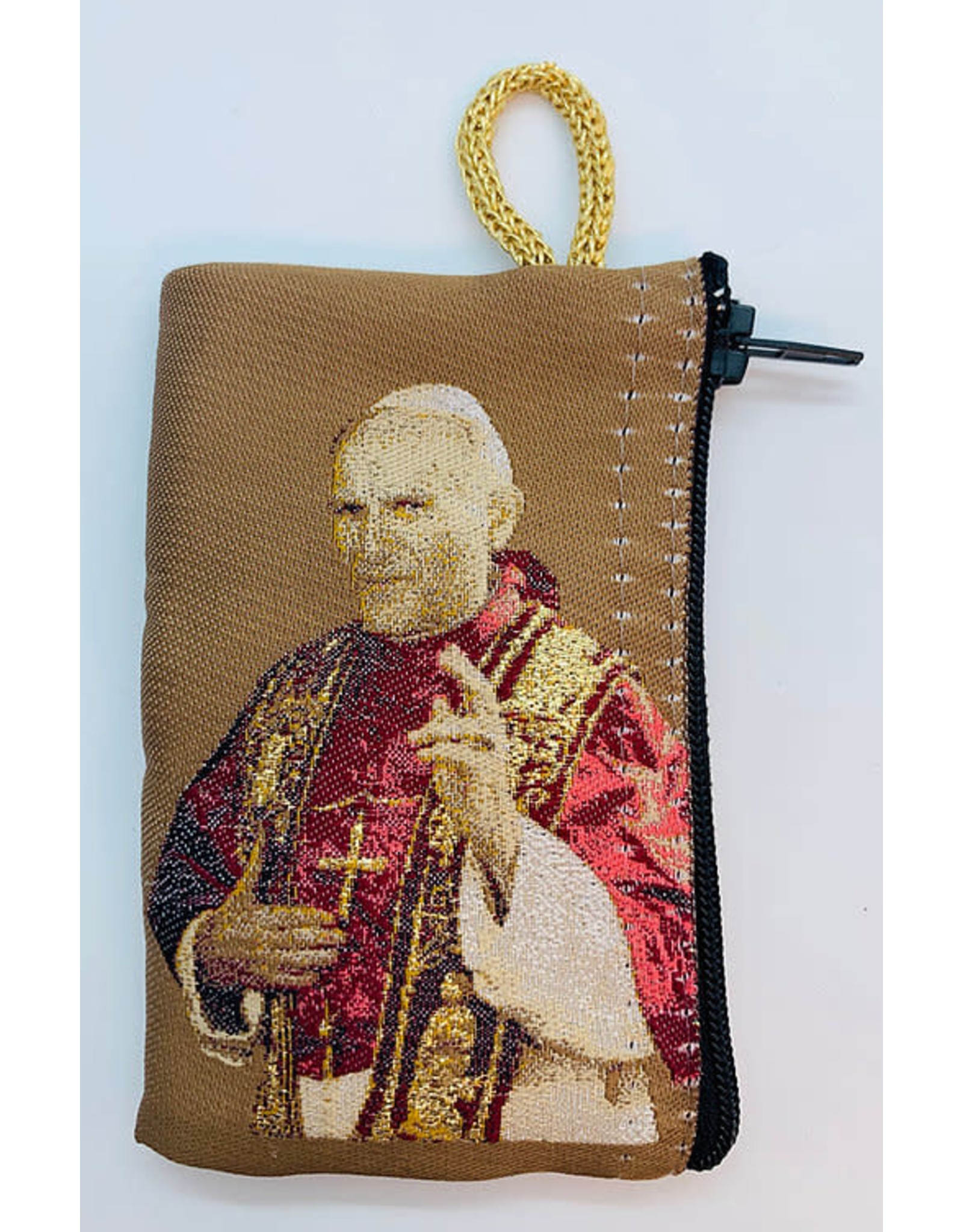 Oremus Mercy Small Rosary Pouch - Saint Pope John Paul II (3" x 4")