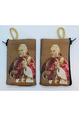 Oremus Mercy Small Rosary Pouch - Saint Pope John Paul II (3" x 4")