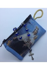 Oremus Mercy Small Rosary Pouch – Our Lady of Mount Carmel (3″ x 4″)