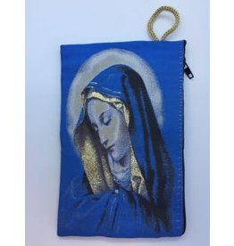 Oremus Mercy Medium Rosary Pouch -Our Lady of Sorrows (4″ x 6″)