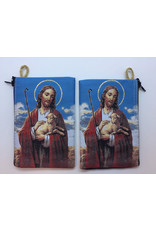 Oremus Mercy Medium Rosary Pouch – The Good Shepherd (4″ x 6″)