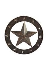 Rivers Edge Products Rustic Metal Wall Art 15in  - Barn Star