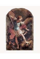 Avalon Gallery St. Michael Archangel Stone Plaque with Stand