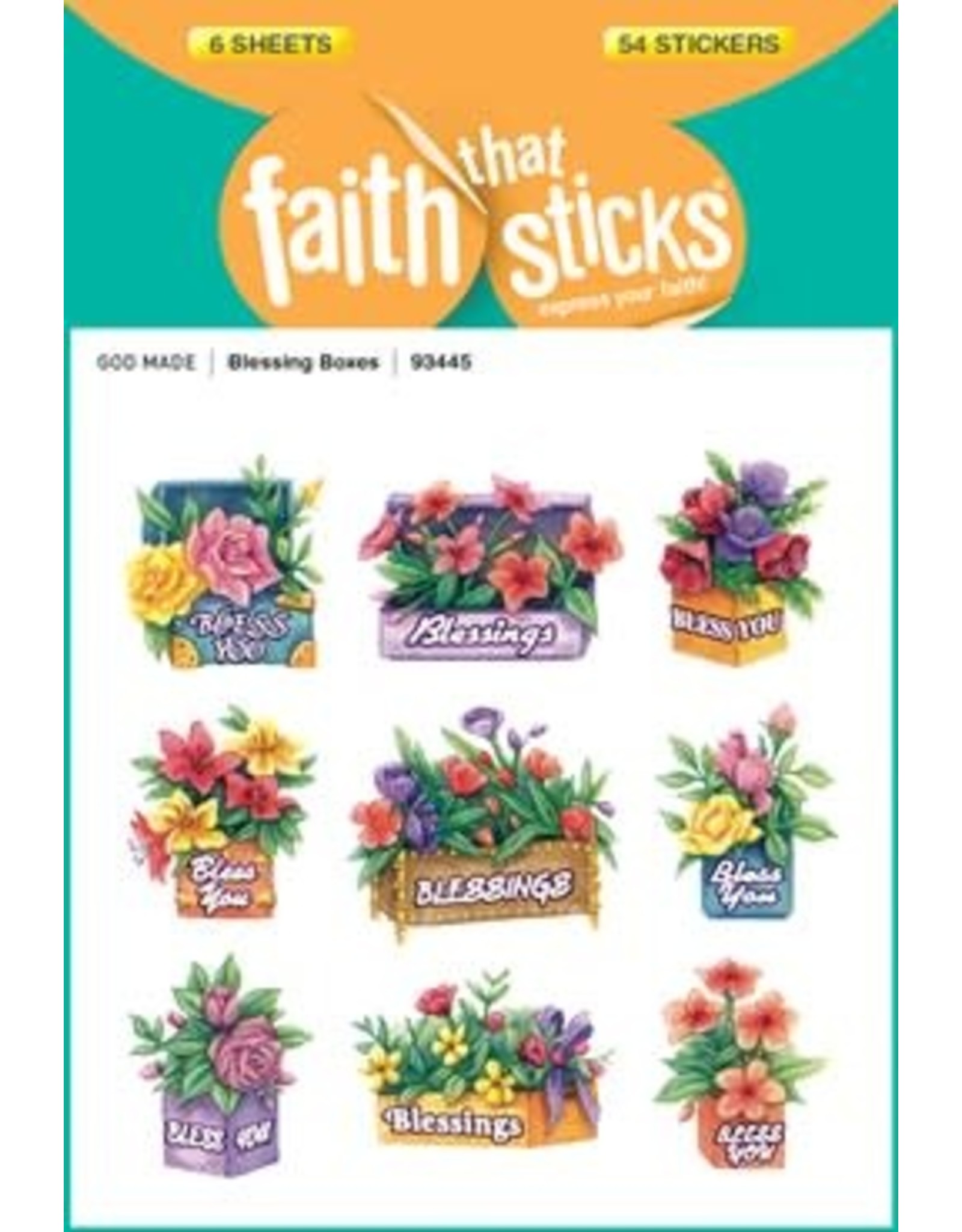 Faith that Sticks Blessing Boxes - Stickers