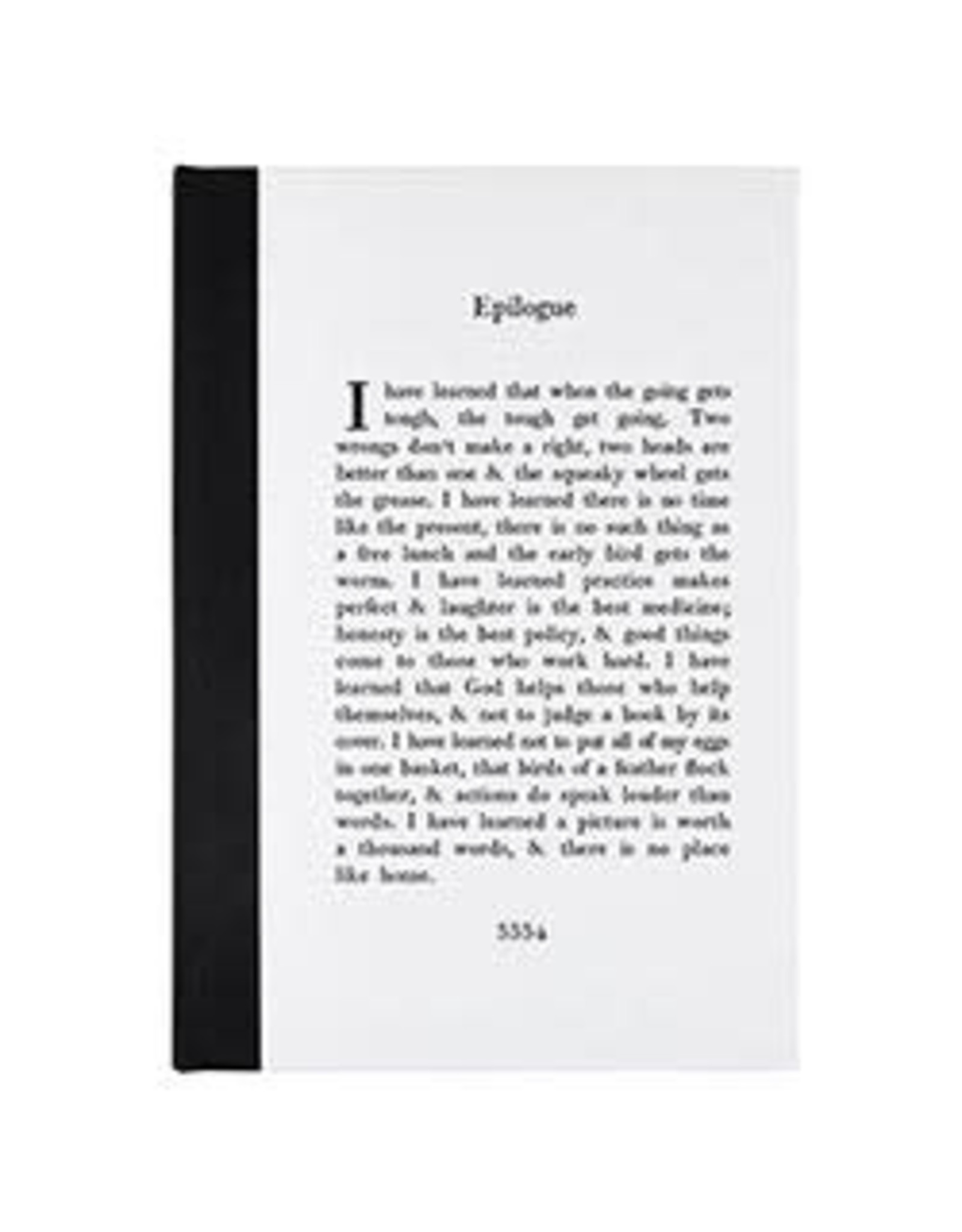 Face to Face Designs Epilogue - Hard Cover Linen Journal 7 x 10