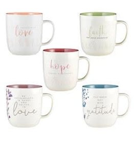 Faithworks - Gifts of Faith Encouraged in Heart Mug