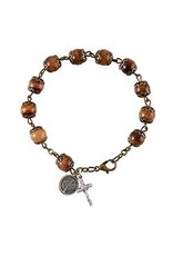 Christian Brands Rosary Bracelet St Benedict - Italy