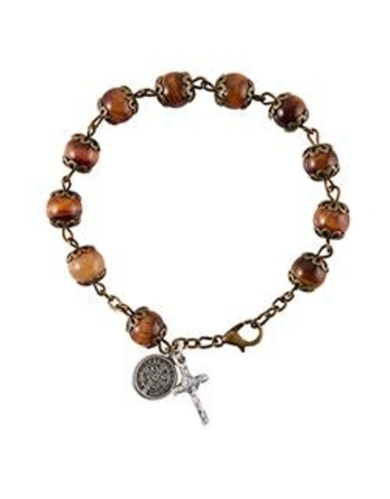 Christian Brands Rosary Bracelet St Benedict - Italy