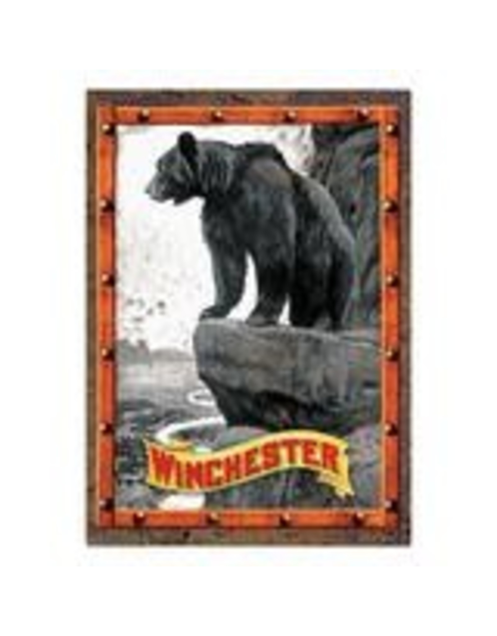 Rivers Edge Products Winchester White Man  - Tin sign 12" x 17"