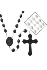 Autom Black  Cord Rosary -2 pc center