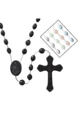 Autom White Cord Rosary -2 pc center