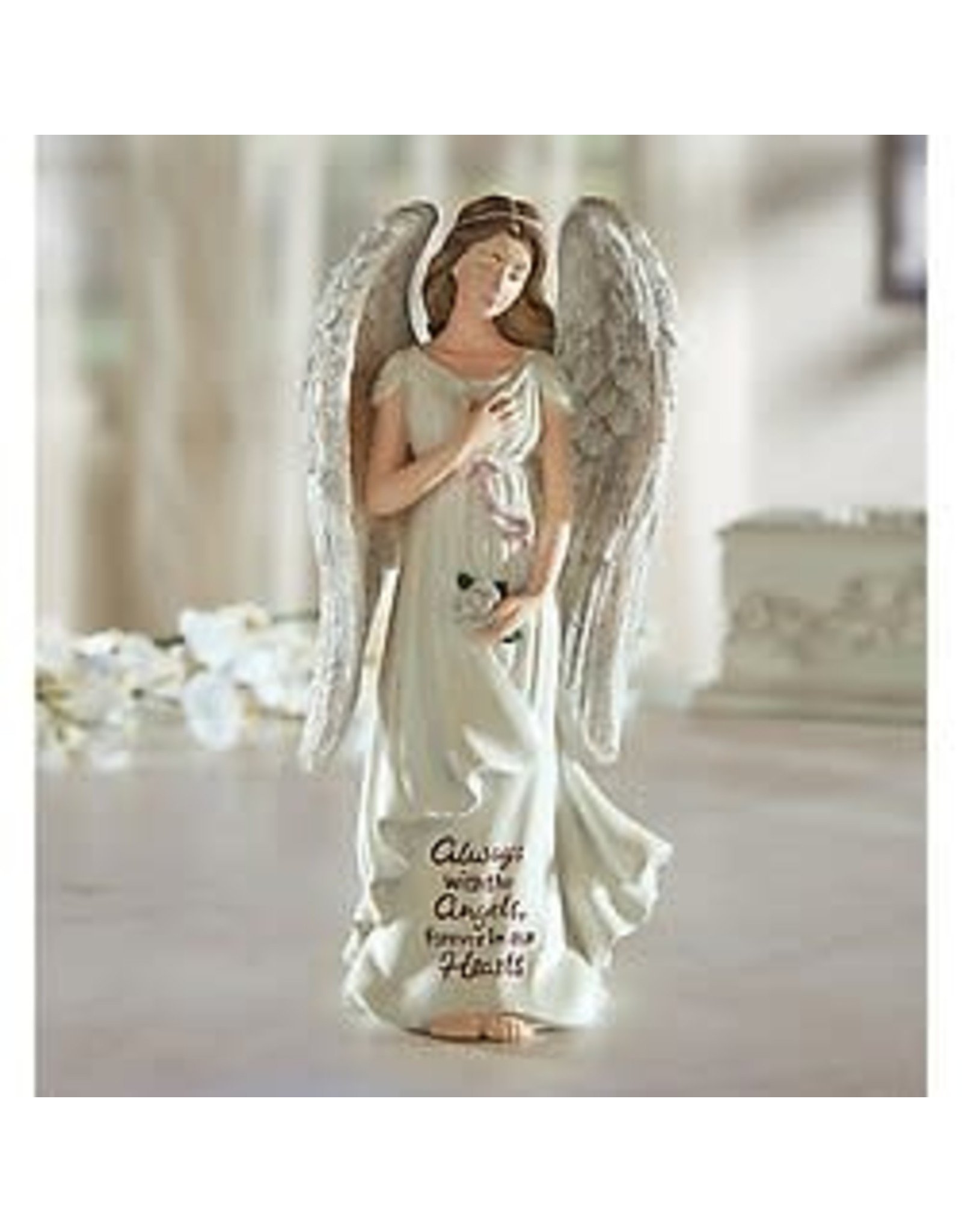 Avalon Gallery Always with the Angels, Forever in our Hearts Angel Statue, 8”