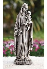 Avalon Gallery 23" Our Lady of Grace and Baby Jesus Garden Statue