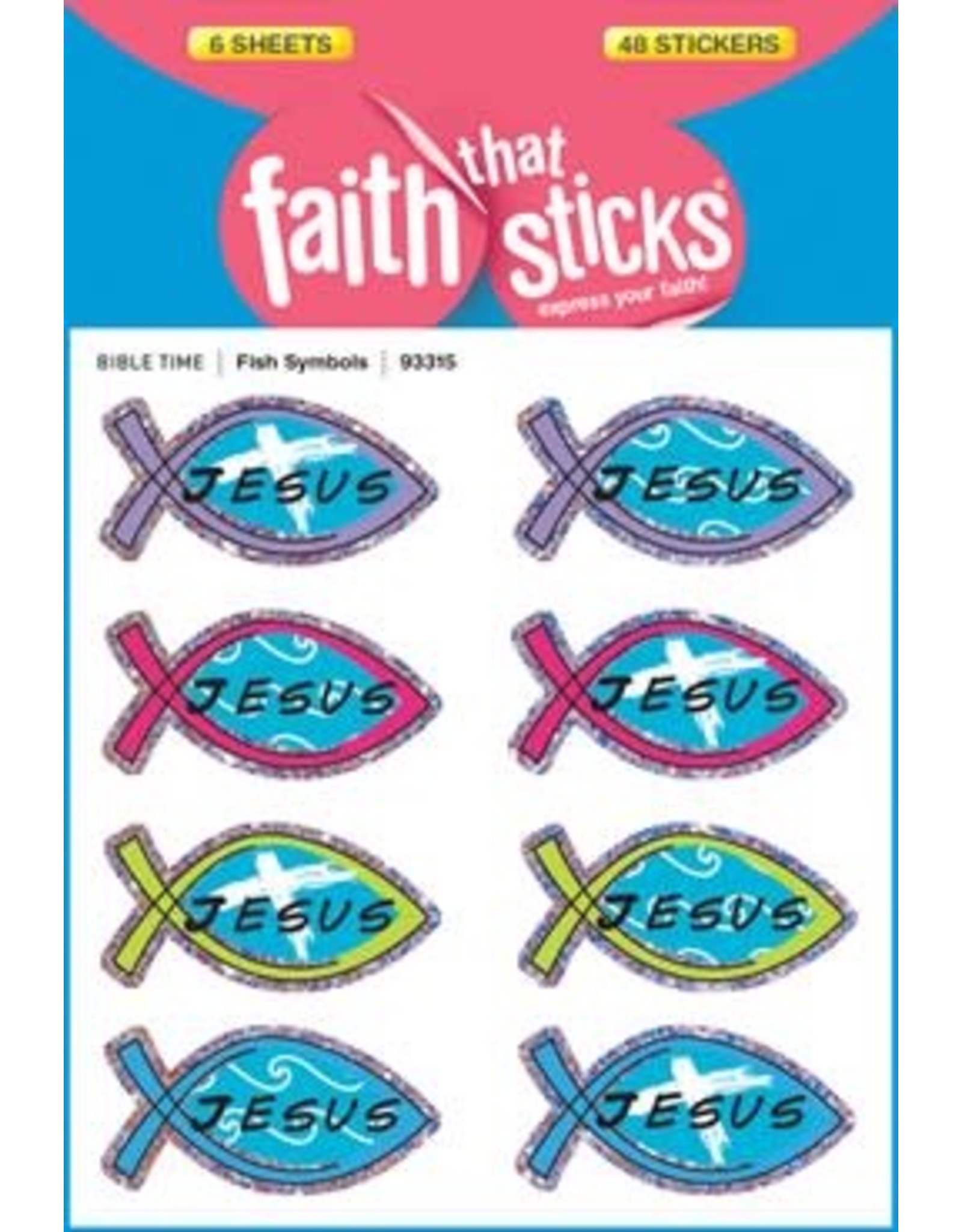 Faith that Sticks Fish Symbols -Stickers