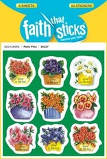 Faith that Sticks Patio Pots  -Stickers