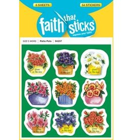 Faith that Sticks Patio Pots  -Stickers