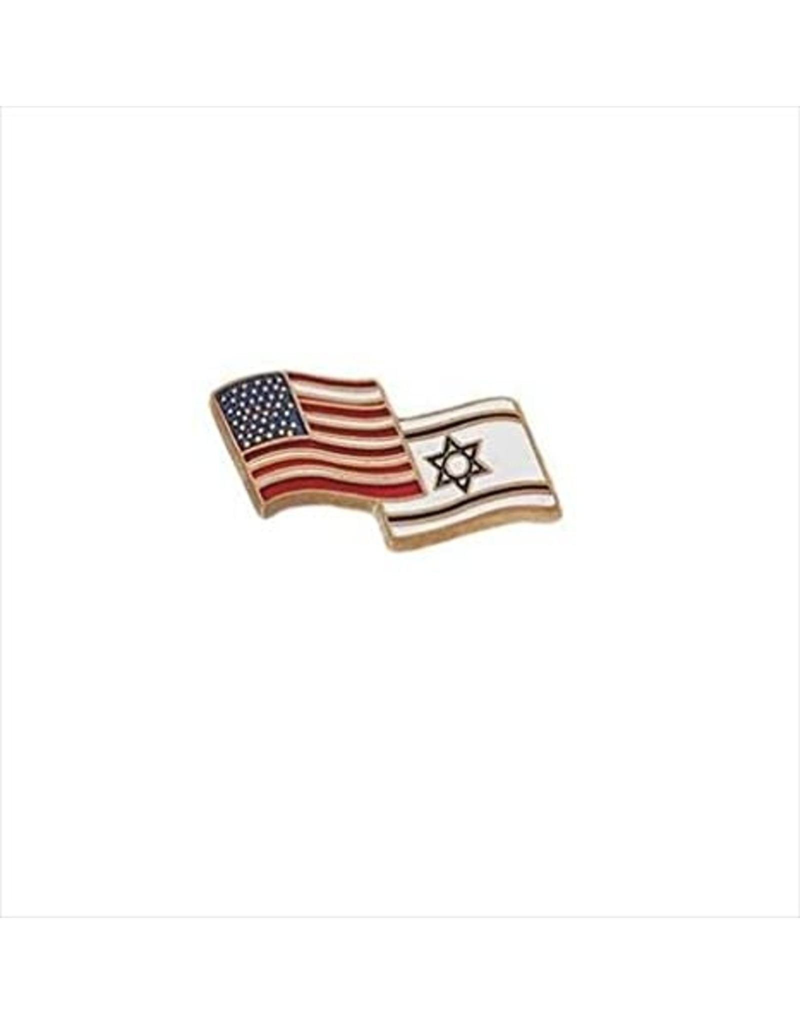 Holy Land Gifts Lapel Pin: Israeli & American Flag Lapel Pin