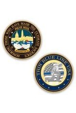 Thin Blue Line USA Challenge Coin - Limited Edition Police Week 2019