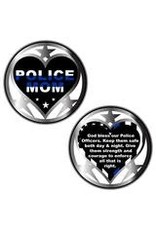 Thin Blue Line USA Challenge Coin - Thin Blue Line Mom