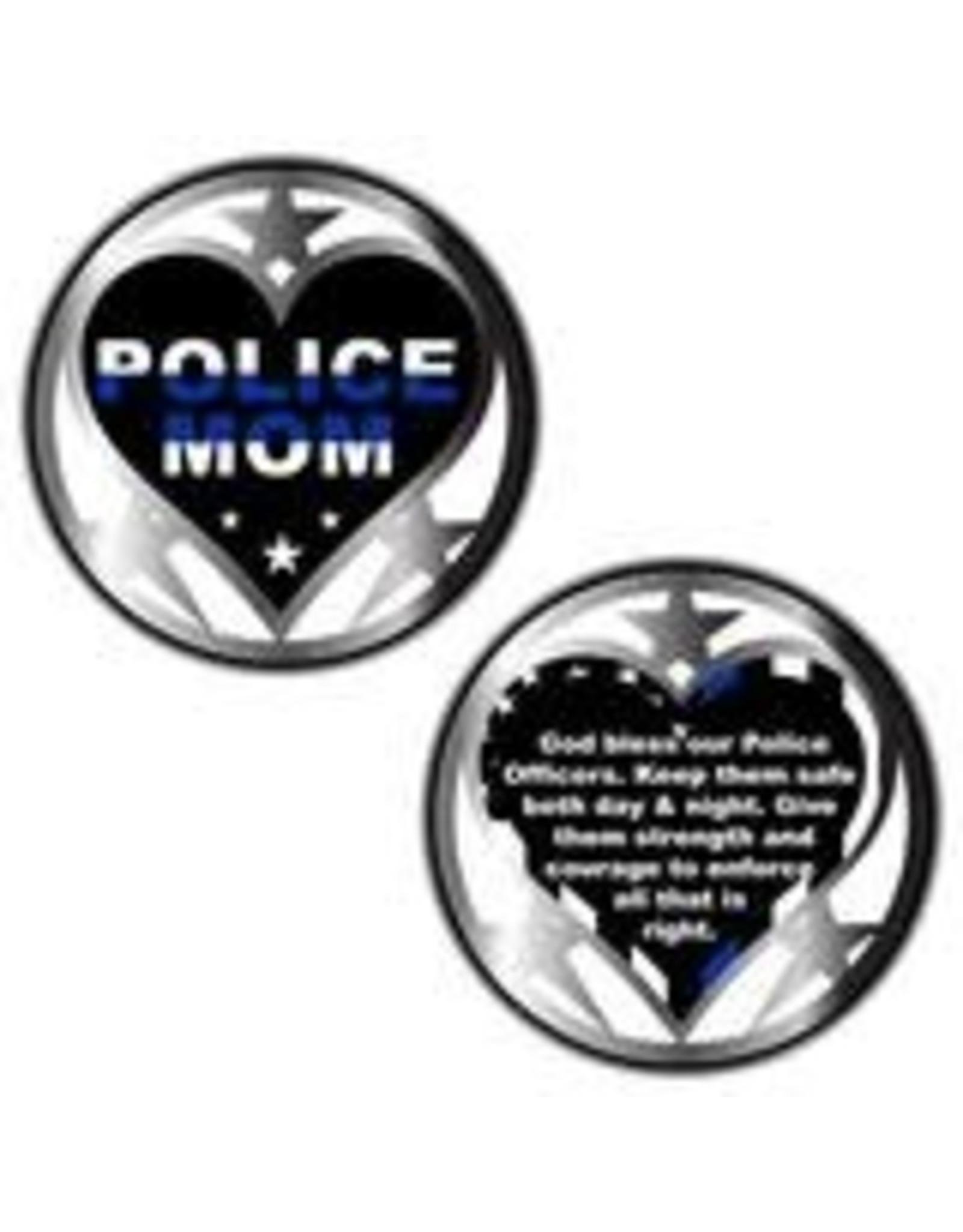 Thin Blue Line USA Challenge Coin - Thin Blue Line Mom