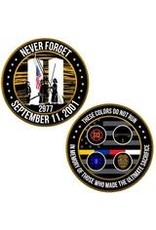 Thin Blue Line USA Challenge Coin - September 11th, 2001 Memorial