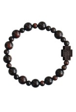 Rosary Bracelet  Jujube Wood 10mm