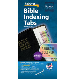 Tabbies Tabbies Bible Indexing Tabs: Rainbow Colored Tabs, 90, Includes Catholic Books