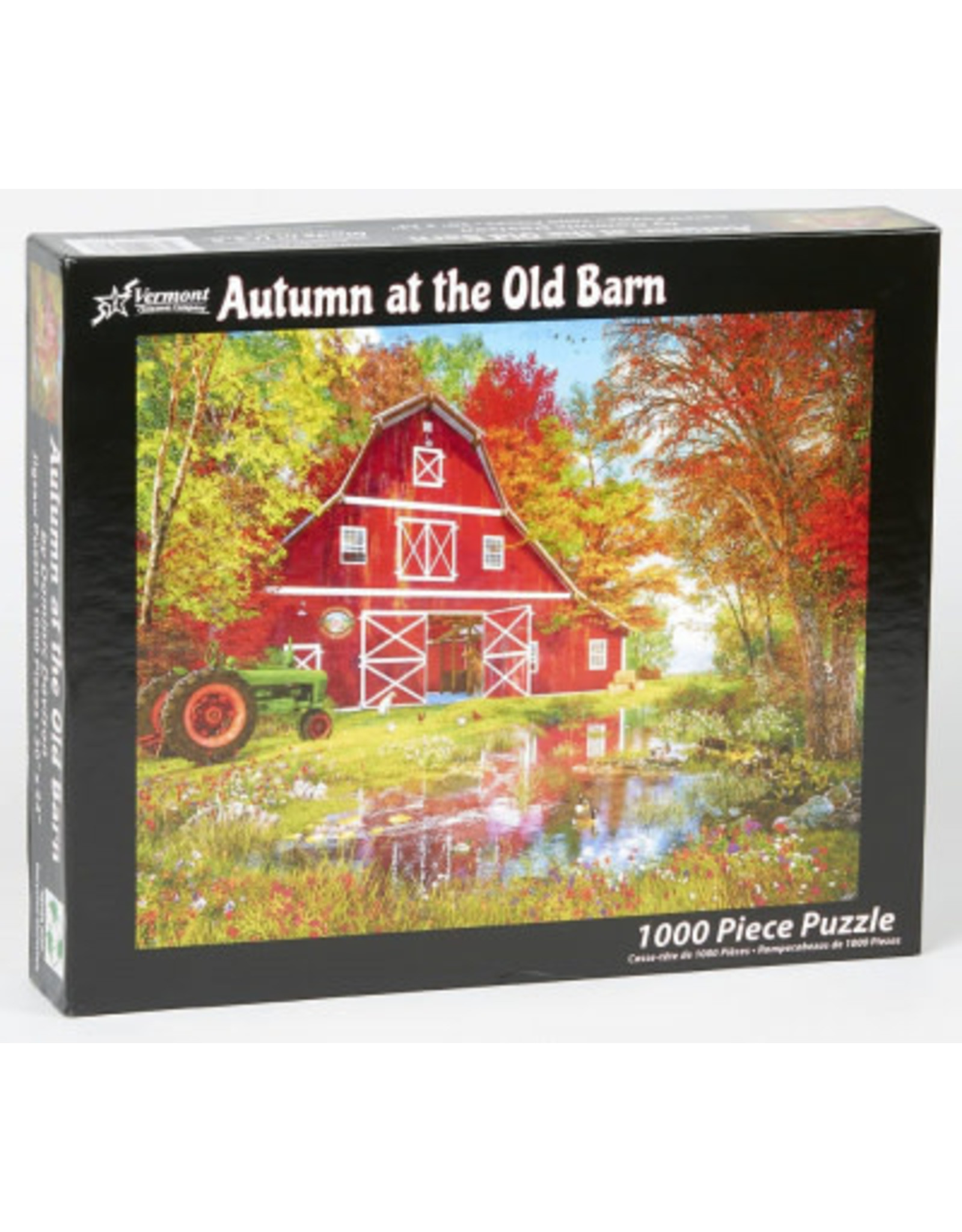 Vermont Christmas Company Autumn At The Old Barn -  1000 Piece Puzzle