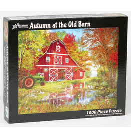 Vermont Christmas Company Autumn At The Old Barn -  1000 Piece Puzzle