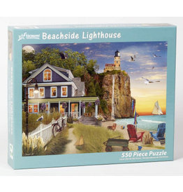 Vermont Christmas Company Beachside Lighthouse -  550 Piece Puzzle