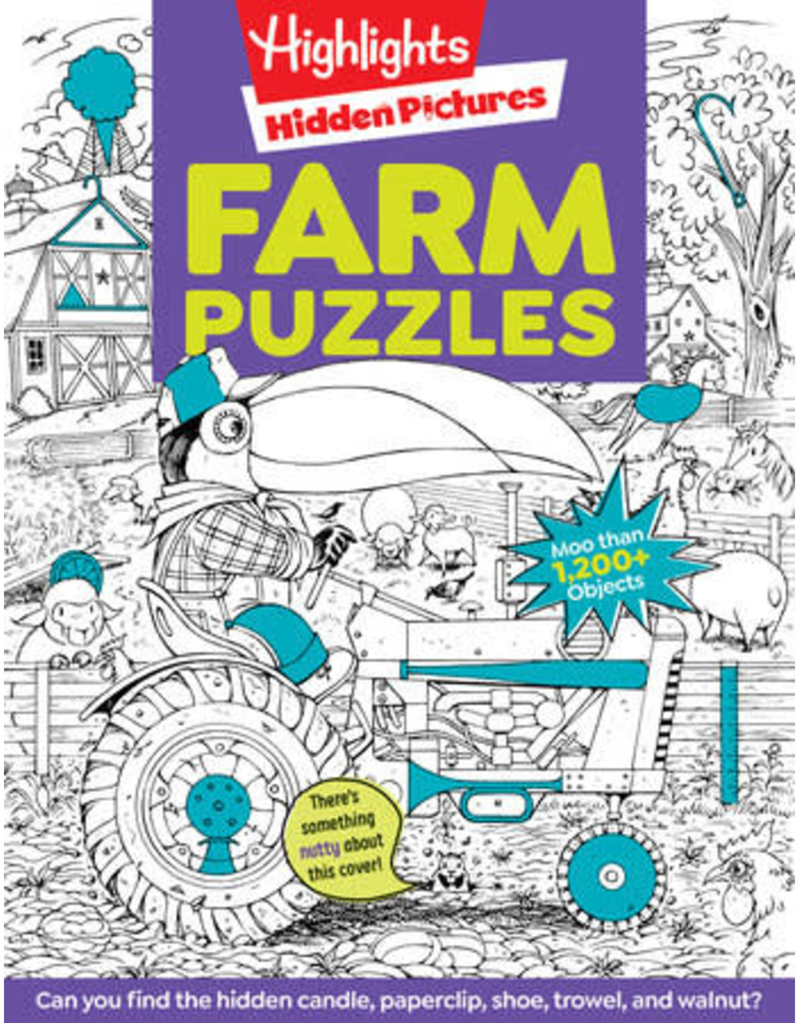 Highlights Farm Puzzles -  Activity Book - Highlights Hidden Pictures