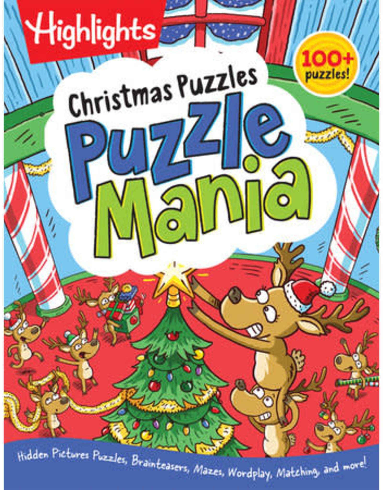 Highlights Christmas Puzzles-  Activity Book - Highlights Puzzlemania