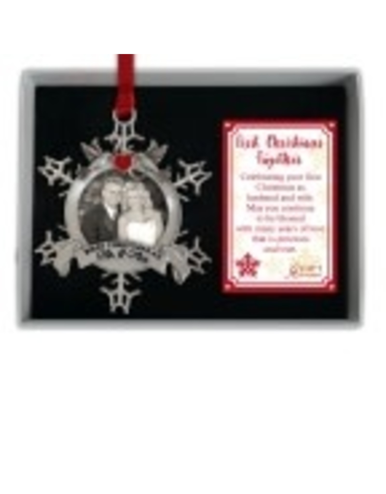 Abbey + CA Gift Mr & Mrs First Christmas - Photo  Ornament
